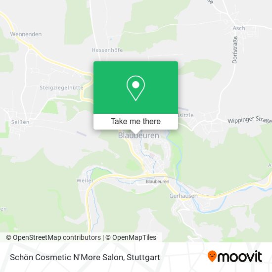 Schön Cosmetic N'More Salon map