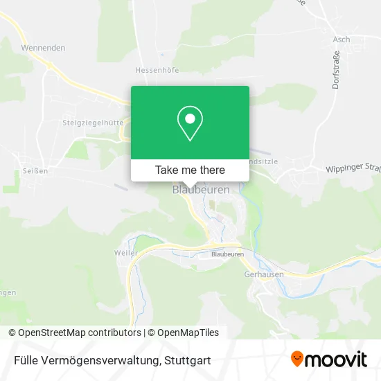 Карта Fülle Vermögensverwaltung