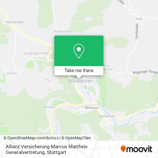 Allianz Versicherung Marcus Mattheis Generalvertretung map