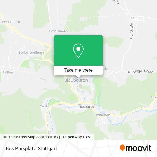 Bus Parkplatz map