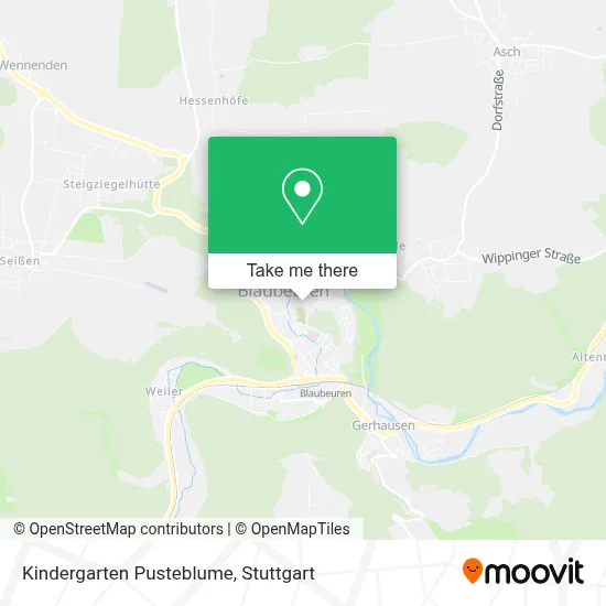 Kindergarten Pusteblume map