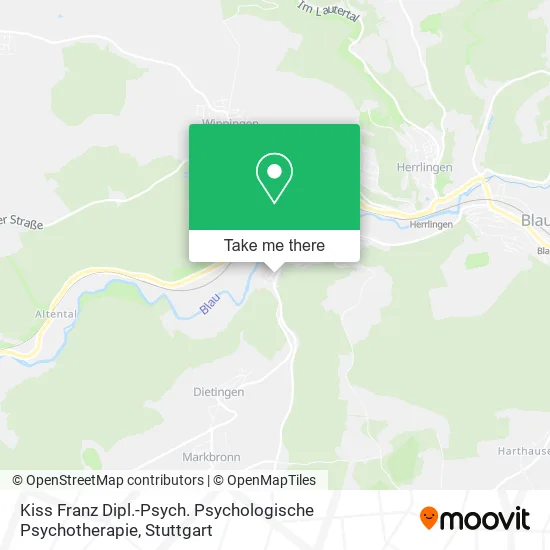 Карта Kiss Franz Dipl.-Psych. Psychologische Psychotherapie