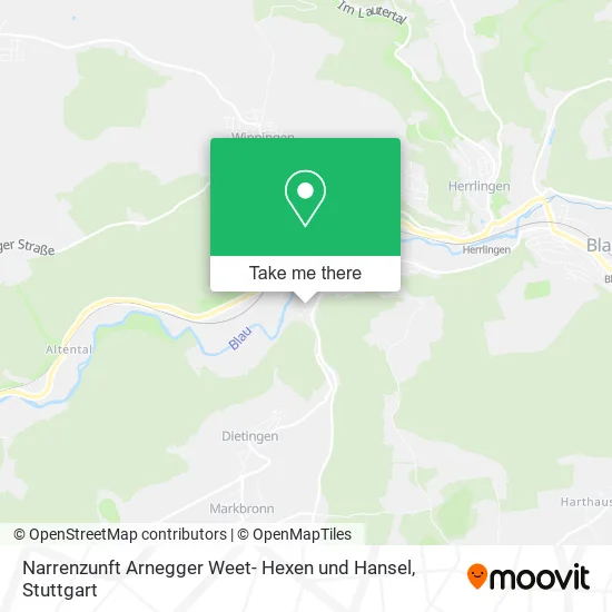 Карта Narrenzunft Arnegger Weet- Hexen und Hansel