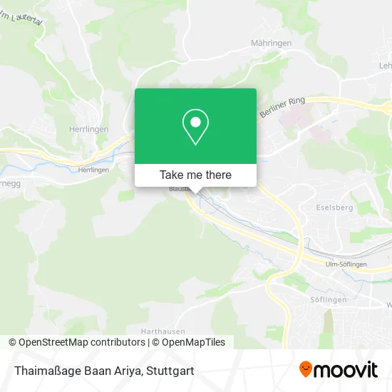 Карта Thaimaßage Baan Ariya