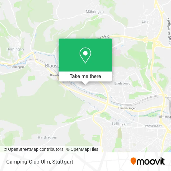 Карта Camping-Club Ulm