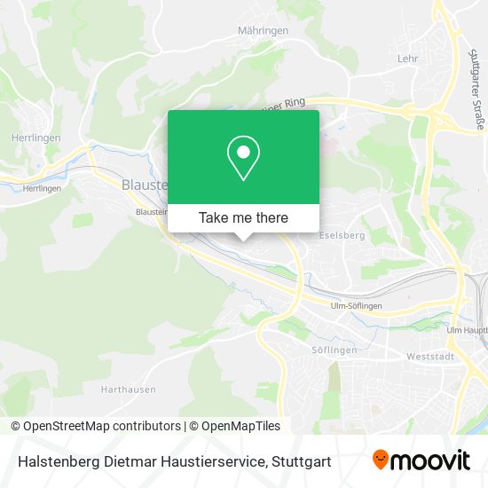 Halstenberg Dietmar Haustierservice map