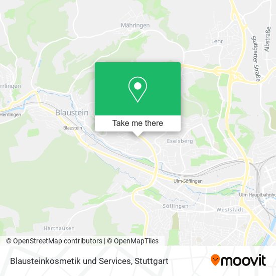 Blausteinkosmetik und Services map