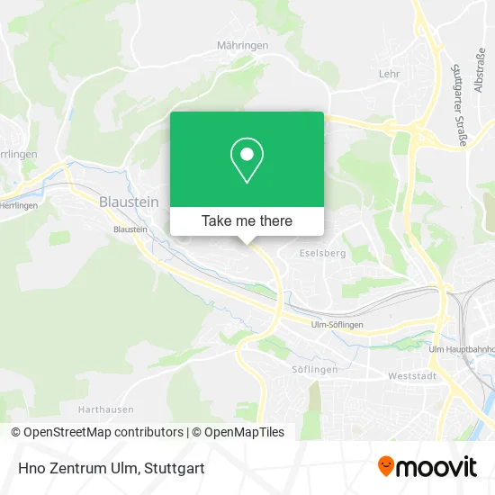 Карта Hno Zentrum Ulm