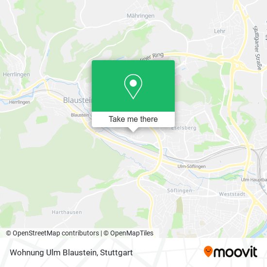 Карта Wohnung Ulm Blaustein