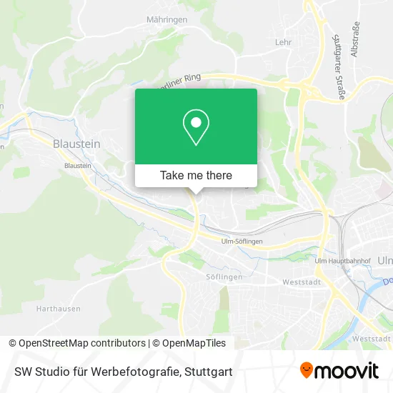 Карта SW Studio für Werbefotografie