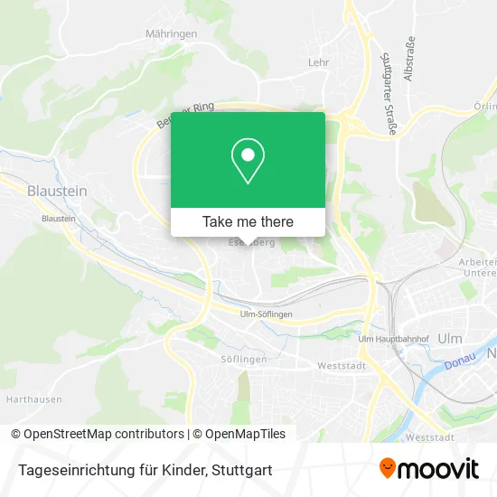 Карта Tageseinrichtung für Kinder