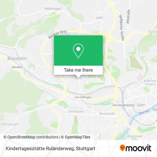 Карта Kindertagesstätte Ruländerweg