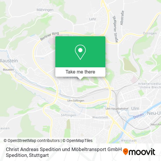 Christ Andreas Spedition und Möbeltransport GmbH Spedition map
