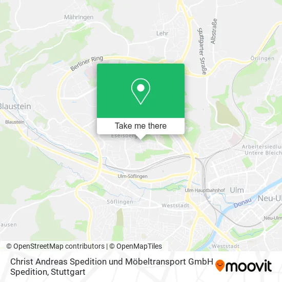 Карта Christ Andreas Spedition und Möbeltransport GmbH Spedition