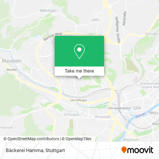 Карта Bäckerei Hamma