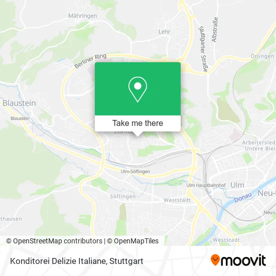 Карта Konditorei Delizie Italiane