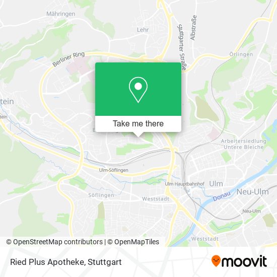 Карта Ried Plus Apotheke