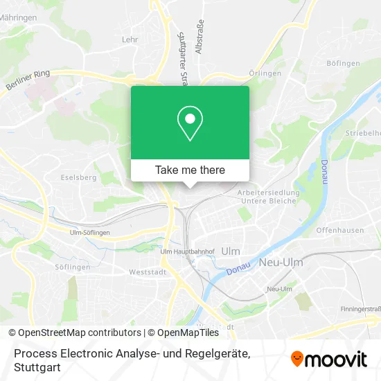 Карта Process Electronic Analyse- und Regelgeräte