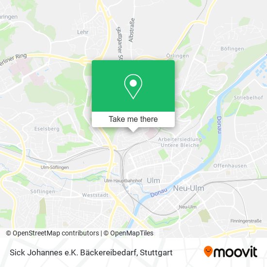 Sick Johannes e.K. Bäckereibedarf map