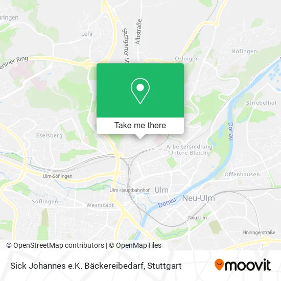 Карта Sick Johannes e.K. Bäckereibedarf