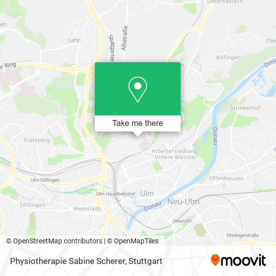 Physiotherapie Sabine Scherer map