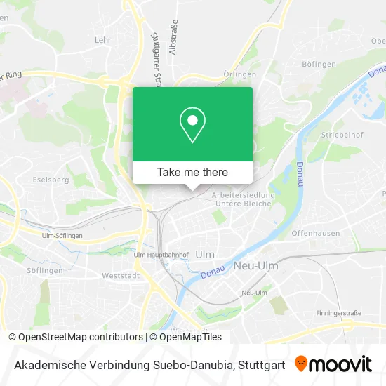 Карта Akademische Verbindung Suebo-Danubia