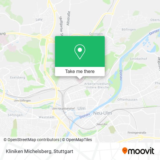 Kliniken Michelsberg map