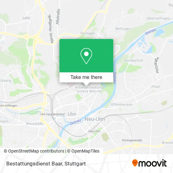 Карта Bestattungsdienst Baar