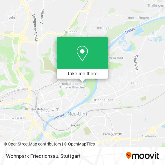 Карта Wohnpark Friedrichsau