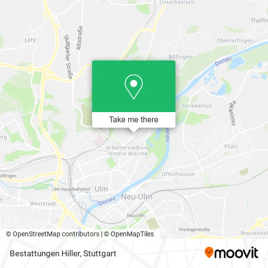 Карта Bestattungen Hiller