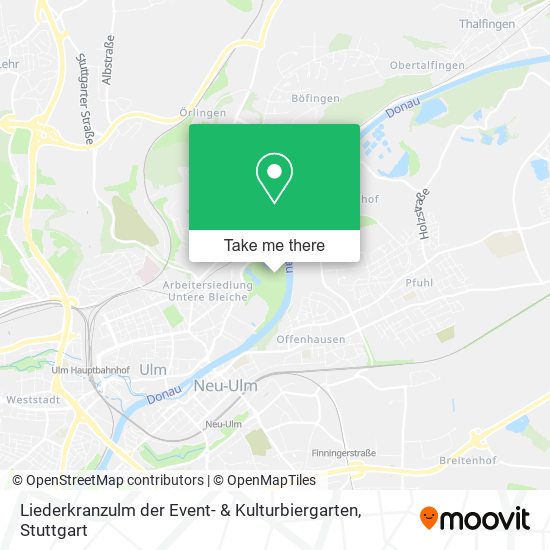 Liederkranzulm der Event- & Kulturbiergarten map