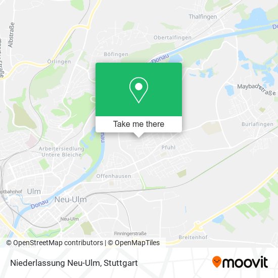 Карта Niederlassung Neu-Ulm