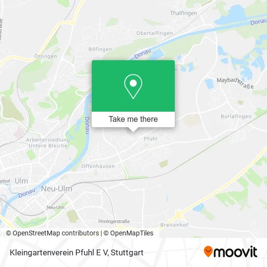 Карта Kleingartenverein Pfuhl E V