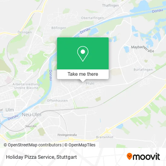 Карта Holiday Pizza Service