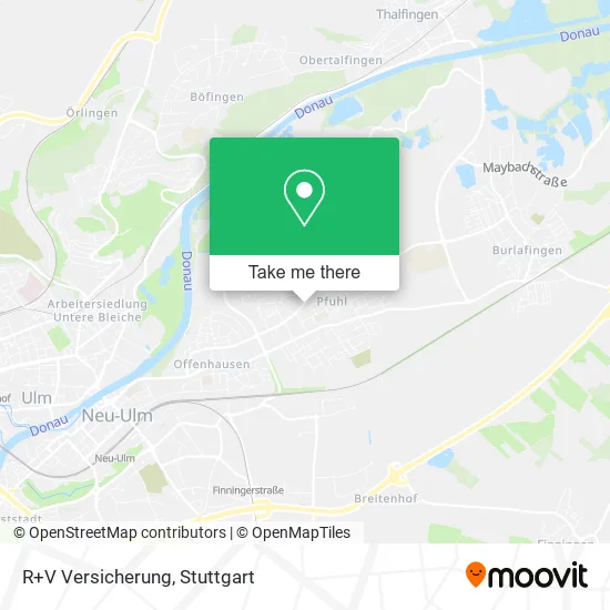 R+V Versicherung map