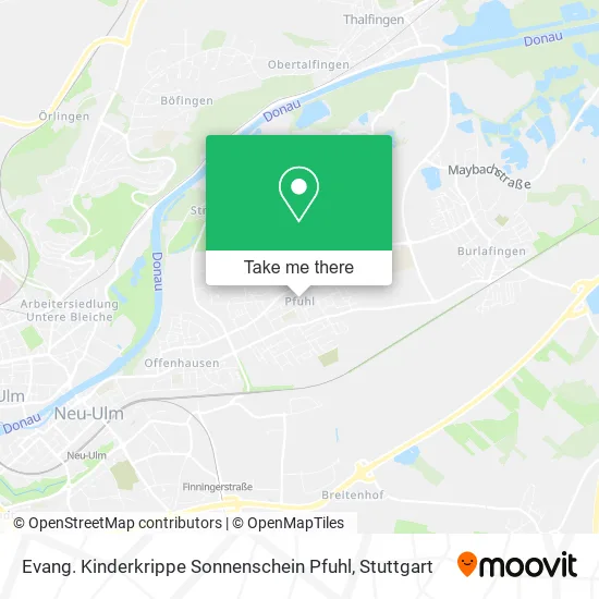 Карта Evang. Kinderkrippe Sonnenschein Pfuhl