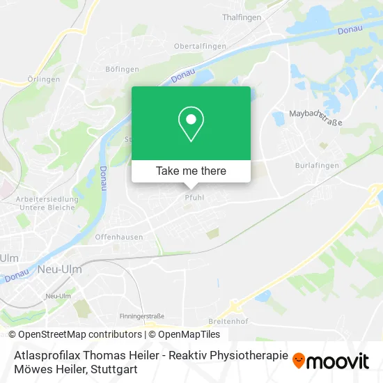 Карта Atlasprofilax Thomas Heiler - Reaktiv Physiotherapie Möwes Heiler