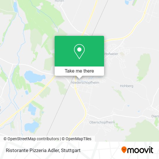 Ristorante Pizzeria Adler map