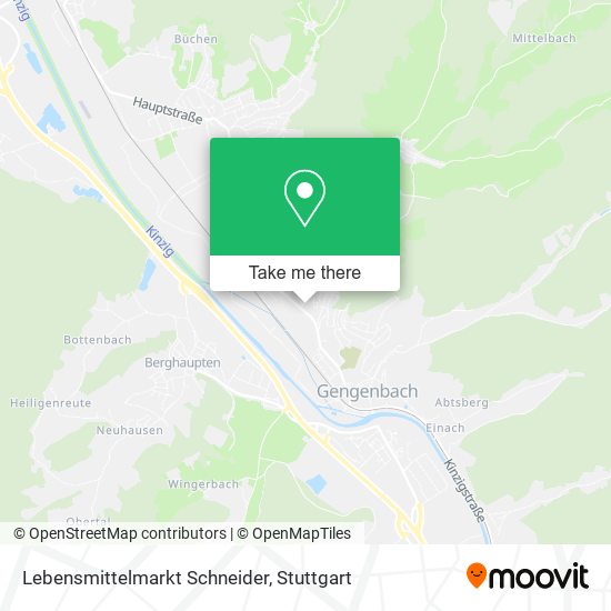 Lebensmittelmarkt Schneider map
