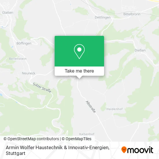 Карта Armin Wolfer Haustechnik & Innovativ-Energien