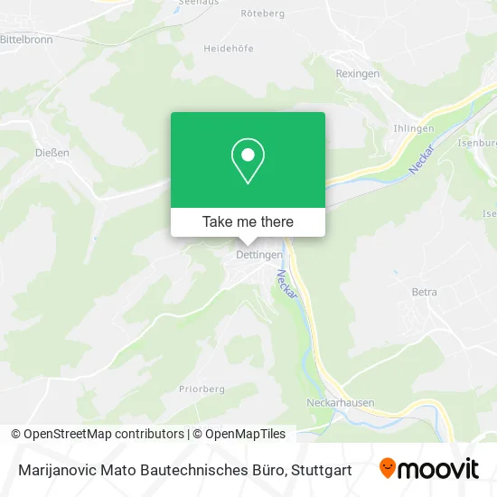 Карта Marijanovic Mato Bautechnisches Büro