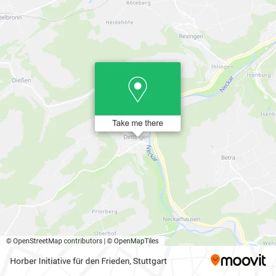 Карта Horber Initiative für den Frieden