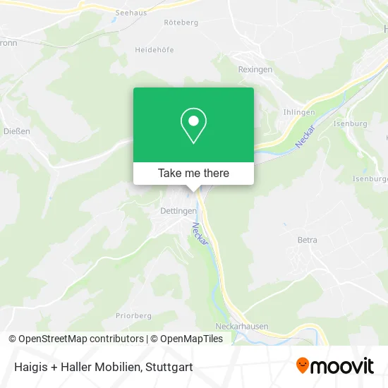 Карта Haigis + Haller Mobilien