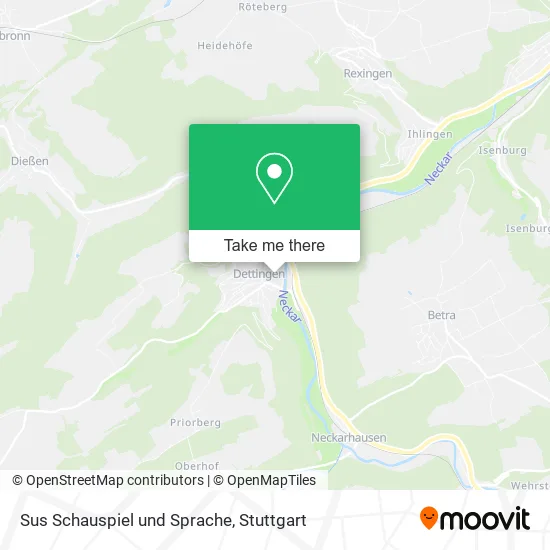 Карта Sus Schauspiel und Sprache
