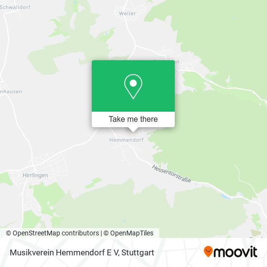 Musikverein Hemmendorf E V map