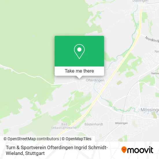 Карта Turn & Sportverein Ofterdingen Ingrid Schmidt-Wieland