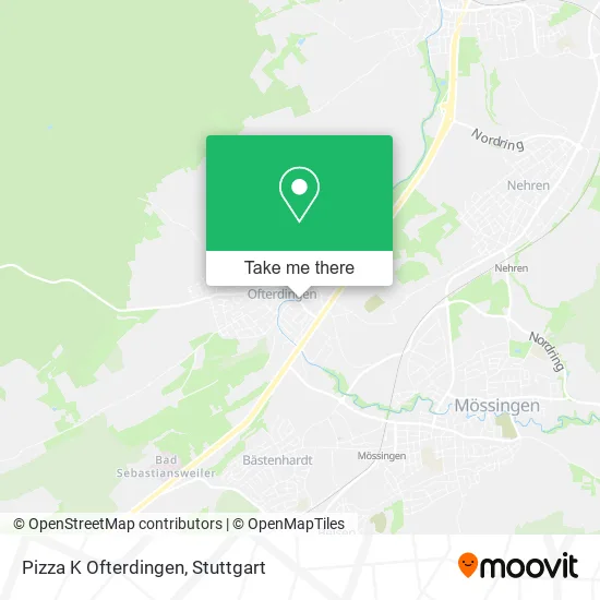Карта Pizza K Ofterdingen