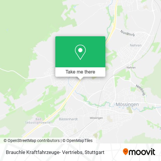 Brauchle Kraftfahrzeuge- Vertriebs map