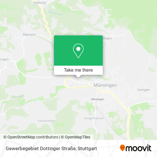 Карта Gewerbegebiet Dottinger Straße