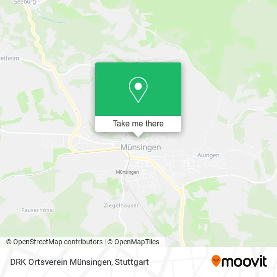 Карта DRK Ortsverein Münsingen